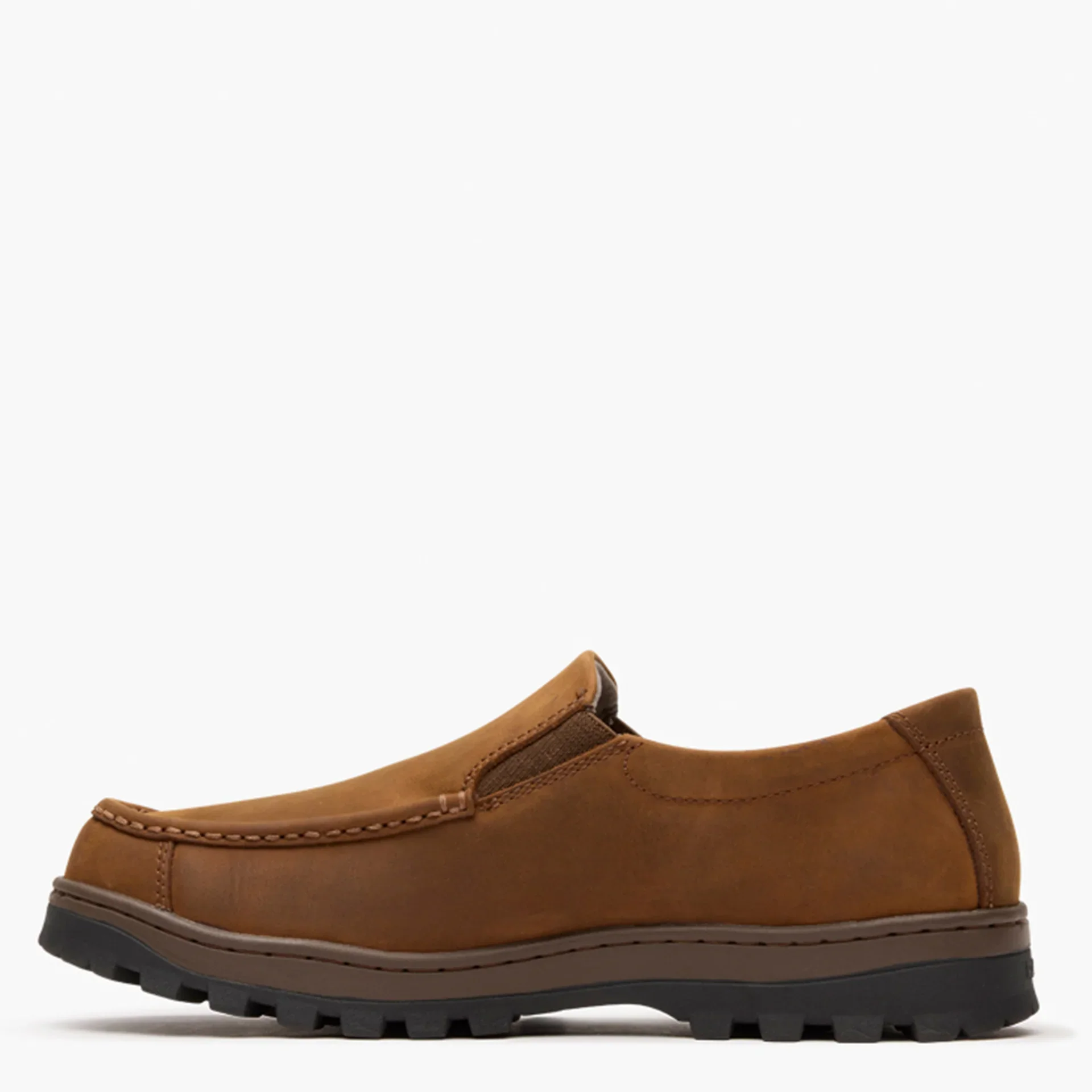 Rocky Men's Outback LTE Moc Toe Loafer Outdoor Shoe - Brown - Image 2
