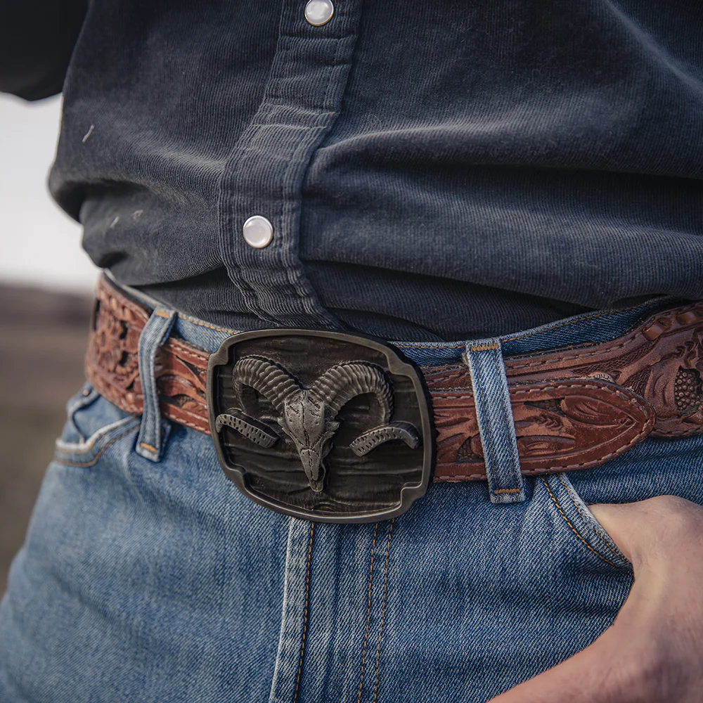 Rocky Mountain Bighorn Sheep Attitude Buckle - Image 3