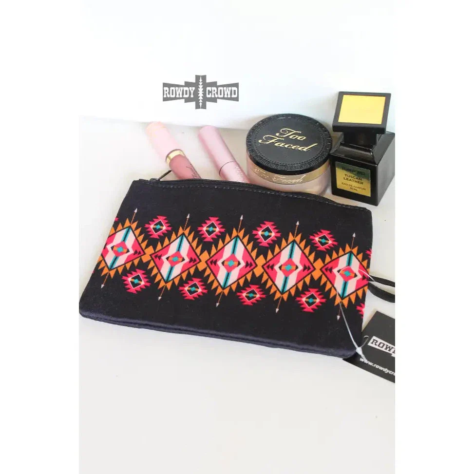 Rowdy Crowd Small Makeup Bag - Open Range - Image 3