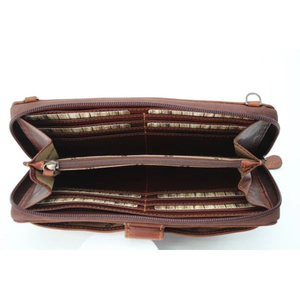 Rugged Earth Leather Organizer Purse - Image 3