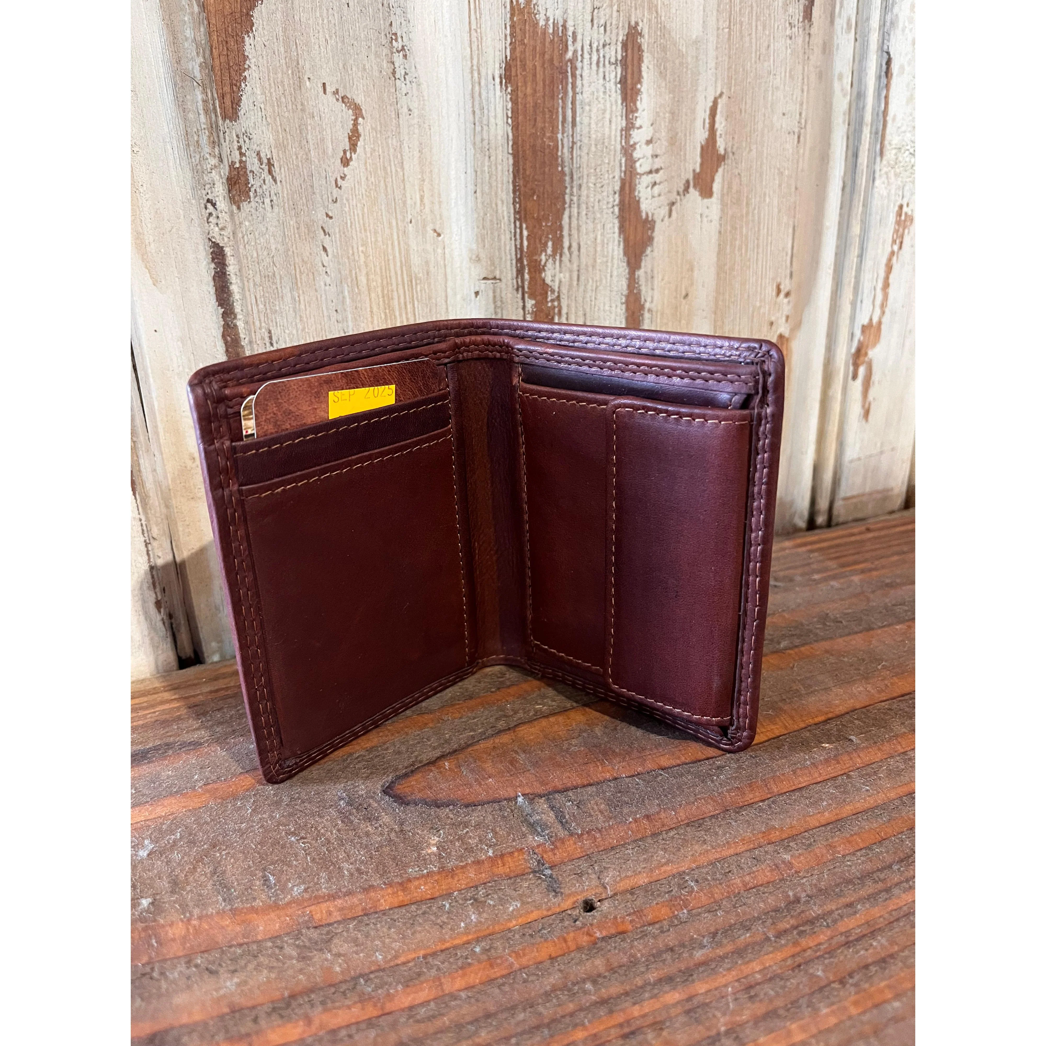 Rugged Earth Leather Wallet - Image 2