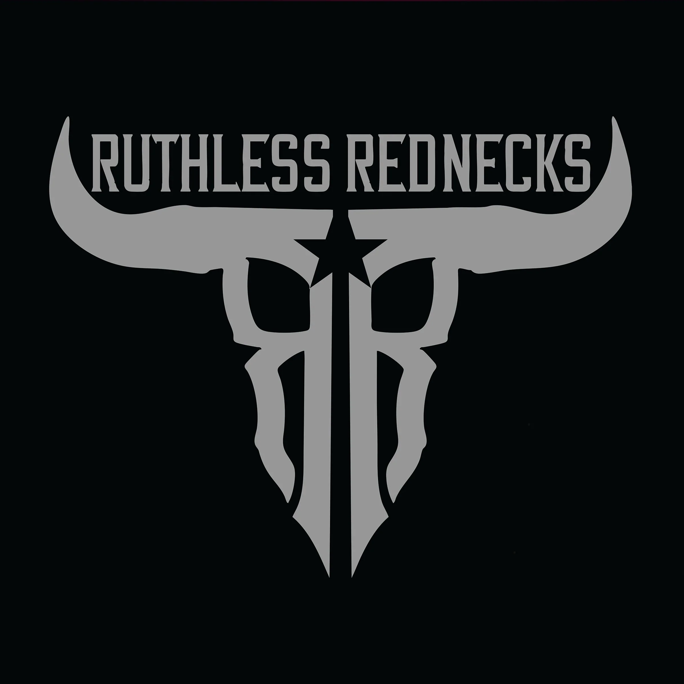 Ruthless Rednecks Raw Talent Short Sleeve Tee Shirt - Black/Silver - Image 2