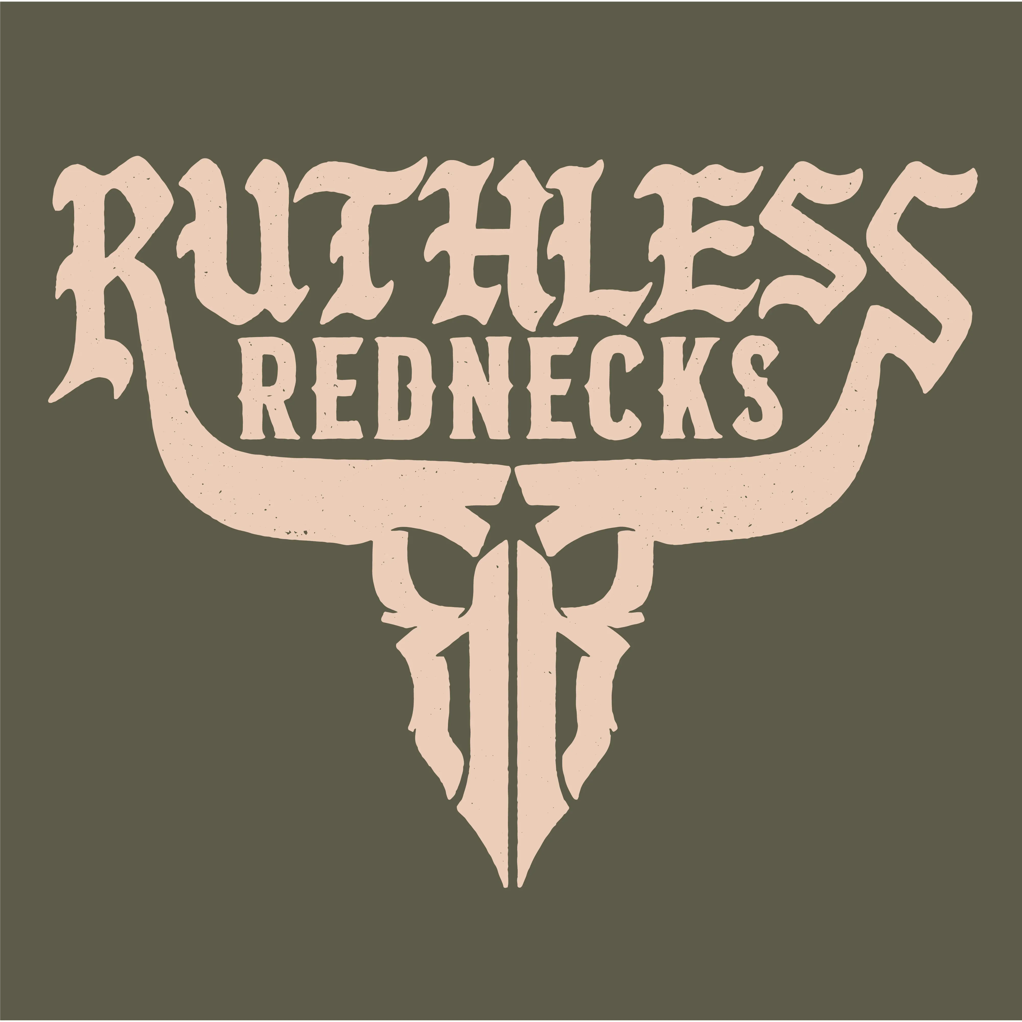 Ruthless Rednecks - Raw Talent V2 Supercharged Hoodie - Army - Image 2