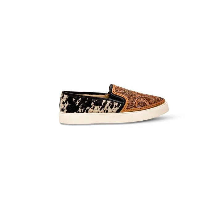 Myra Shober Western Hand Tooled Sneakers
