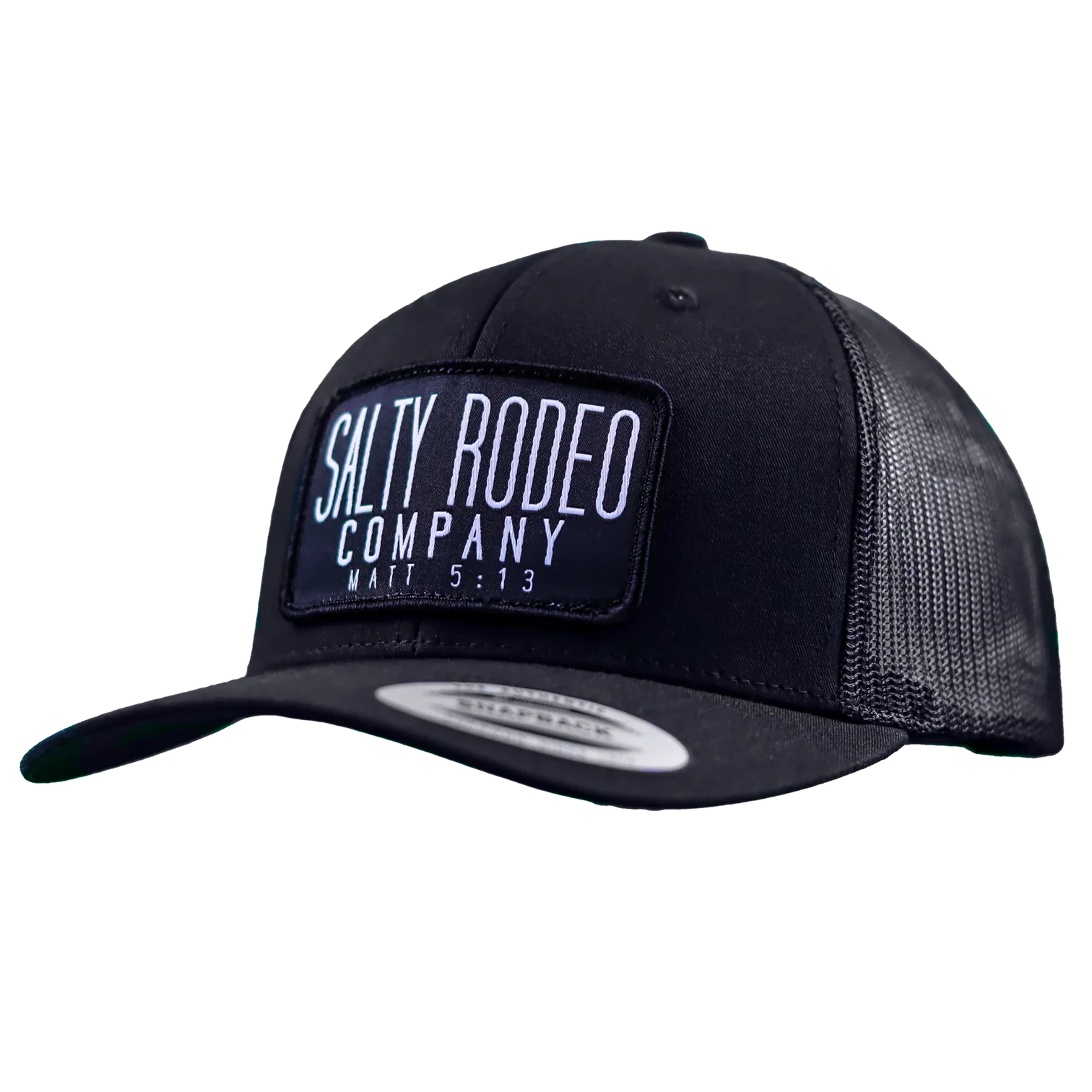 Salty Rodeo Company Ball Cap-Back In Black