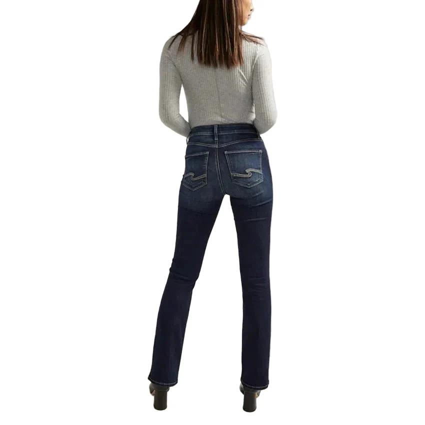 Silver Women's Avery High Rise Slim Boot Cut Jean - Indigo - Image 3