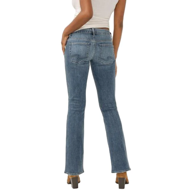 Silver Women's Britt Lowrise Bootcut Jeans - Synth - Image 3
