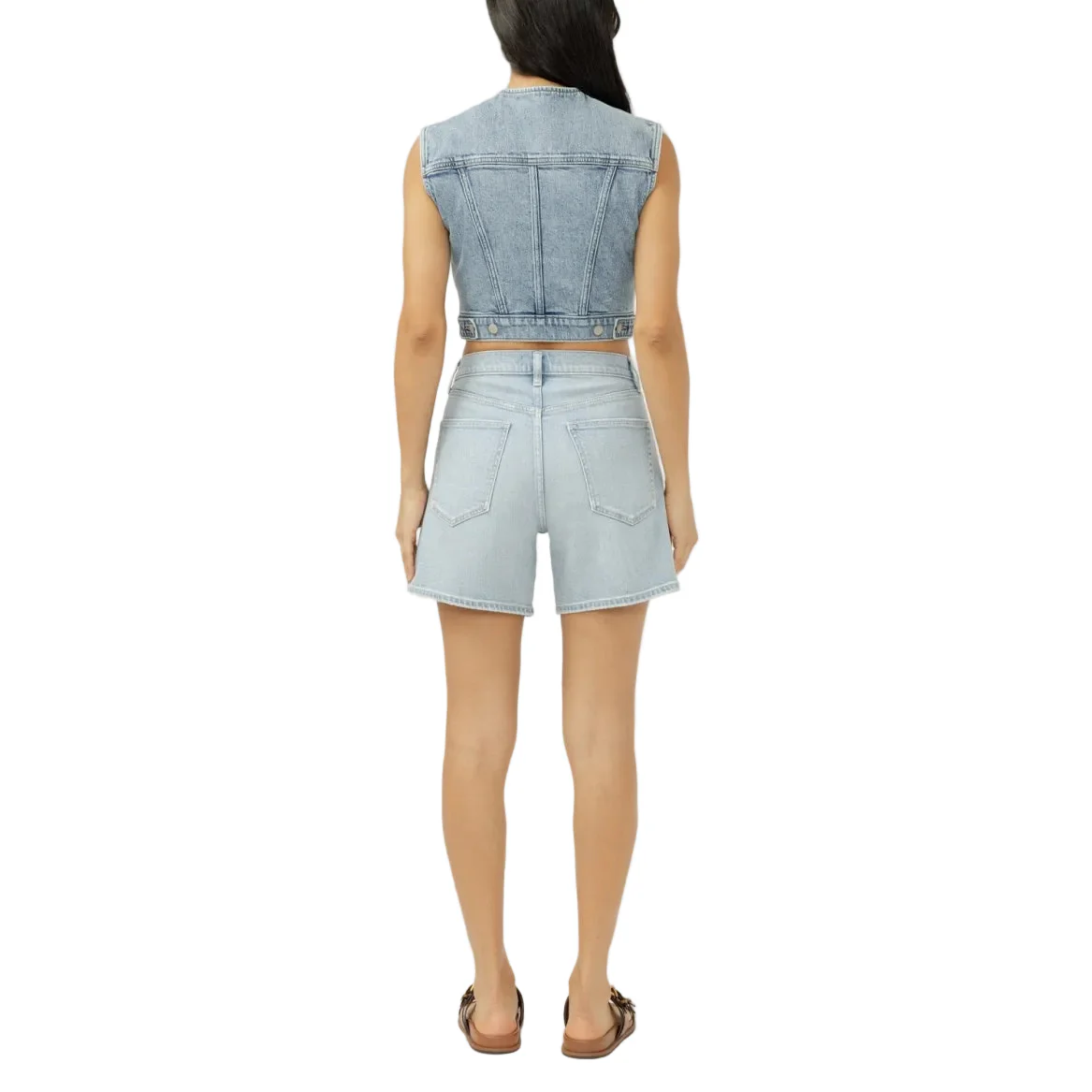 Silver Women's Cropped Vest - Wanderlust - Image 2