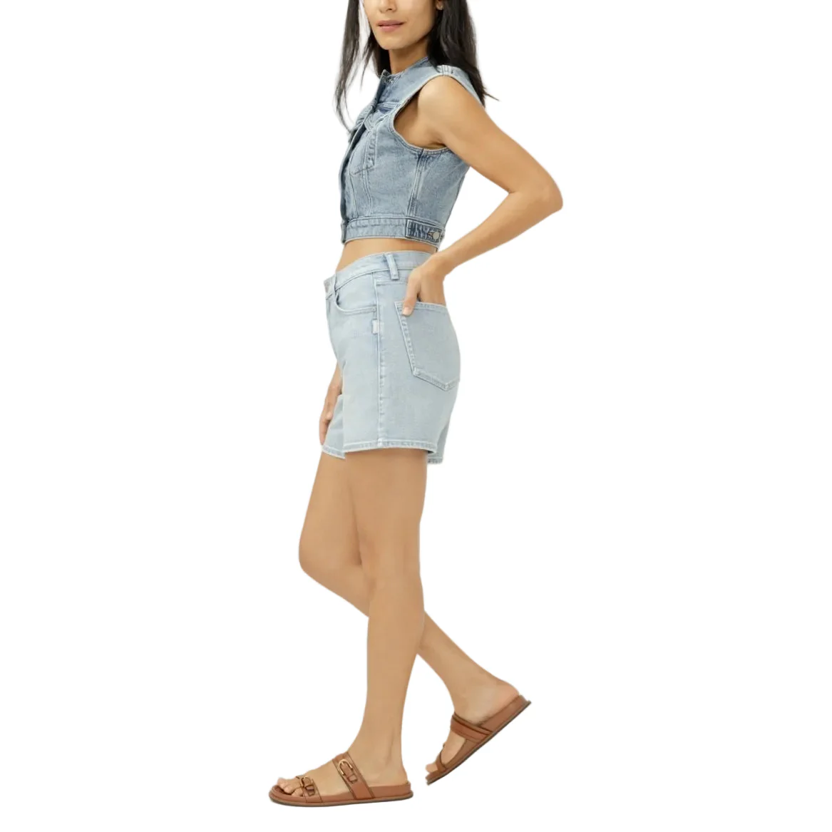 Silver Women's Cropped Vest - Wanderlust - Image 3