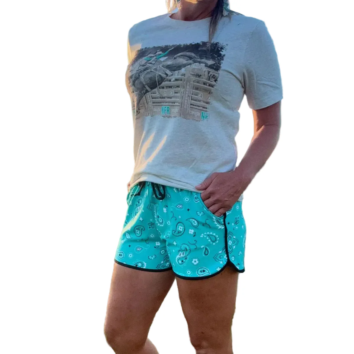 Sterling Kreek Women's Bandana Babe Shorts- Multiple Colors