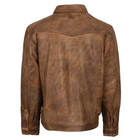 STS Ladies Rifleman Leather Jacket - Chestnut - Image 3