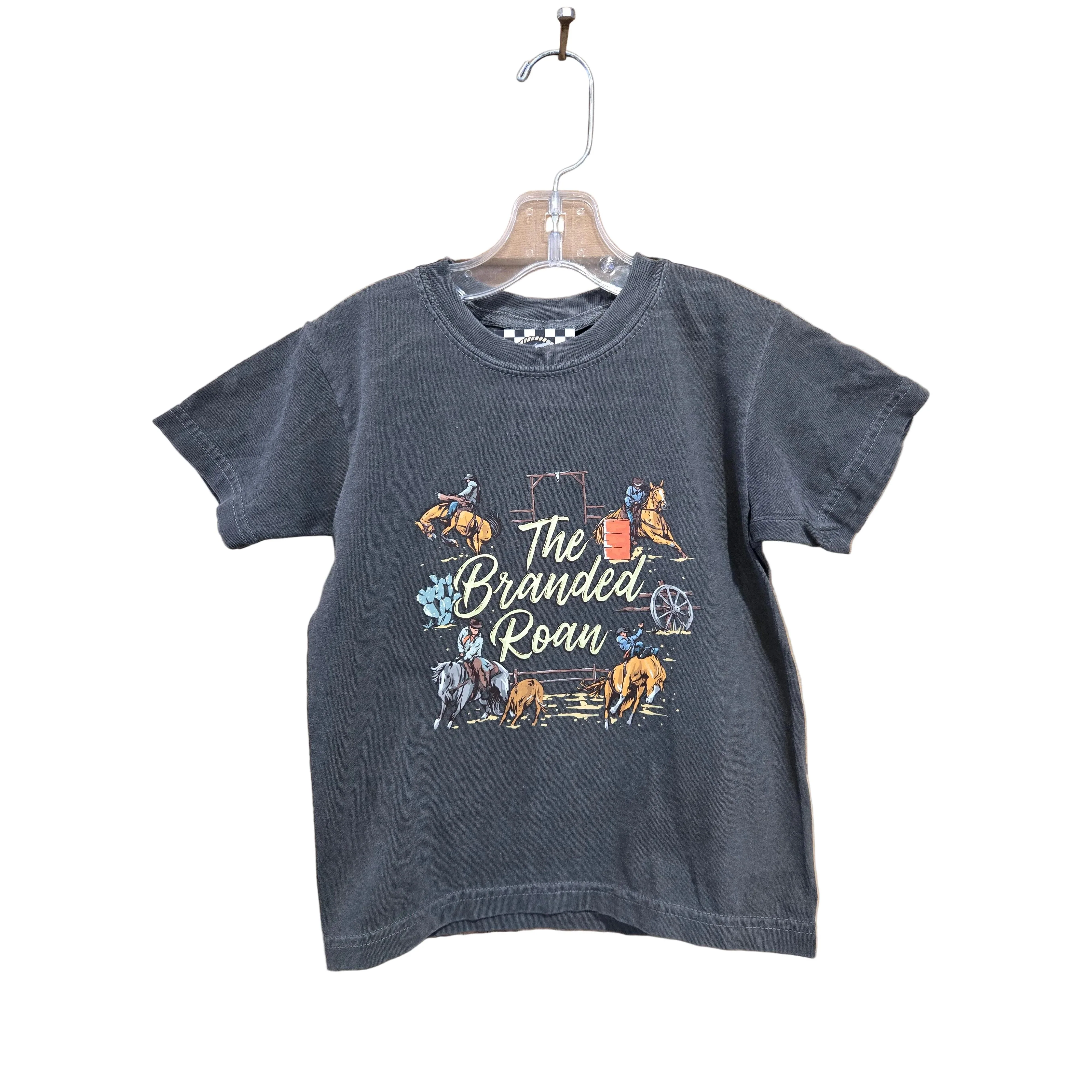 The Branded Roan Apparel Rodeo Days Youth T-Shirt - Pepper *NEW*