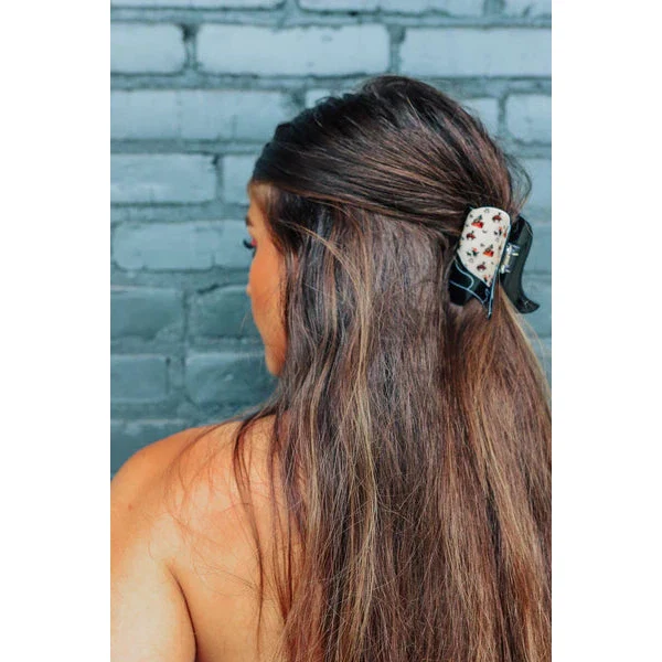 The Front Porch Label Hair Clip - Assorted Colours - Image 6