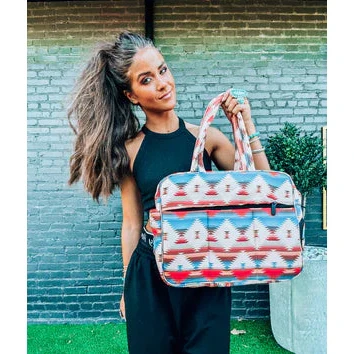 The Front Porch Label Puffer Duffel Bag - Assorted Colours