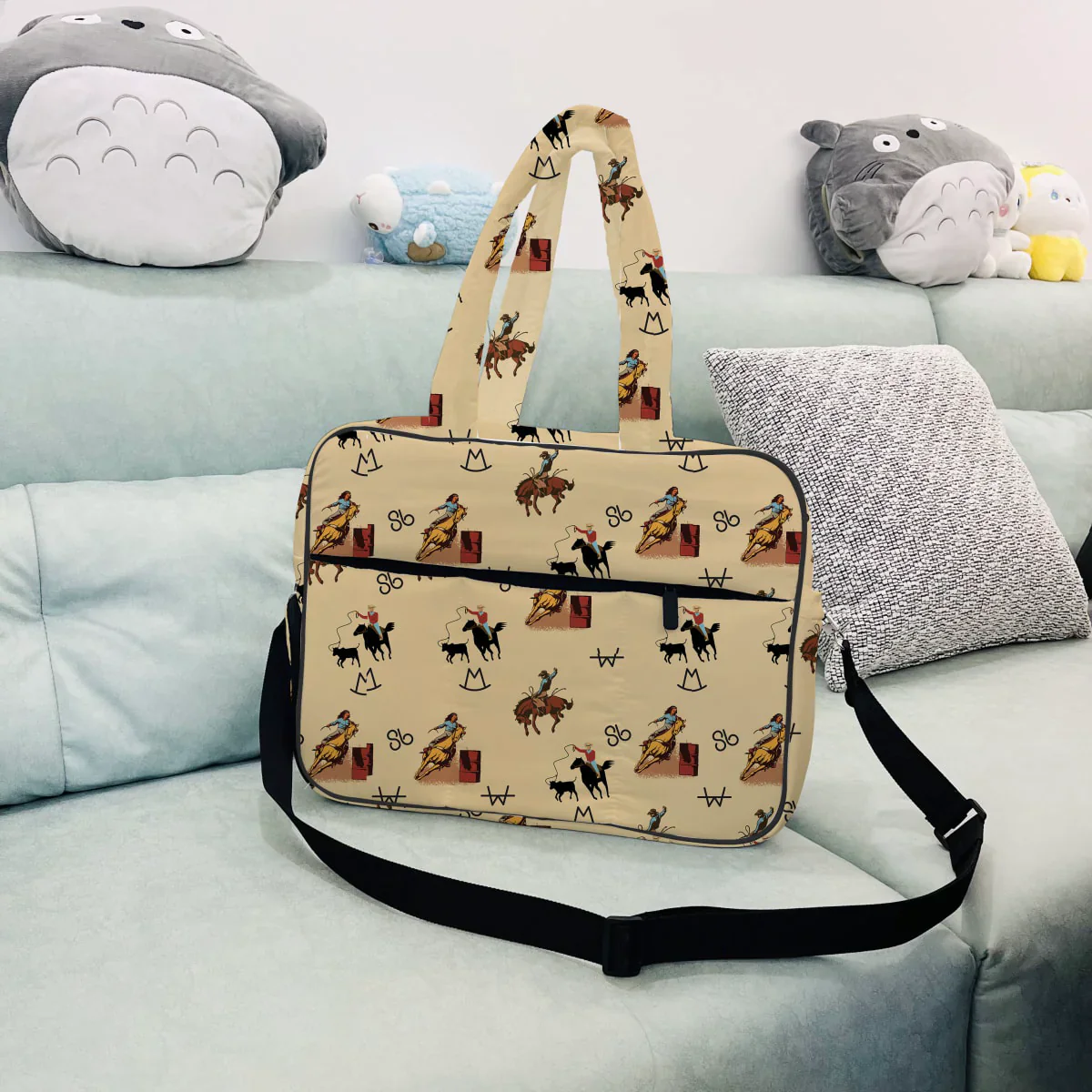 The Front Porch Label Puffer Duffel Bag - Assorted Colours - Image 3