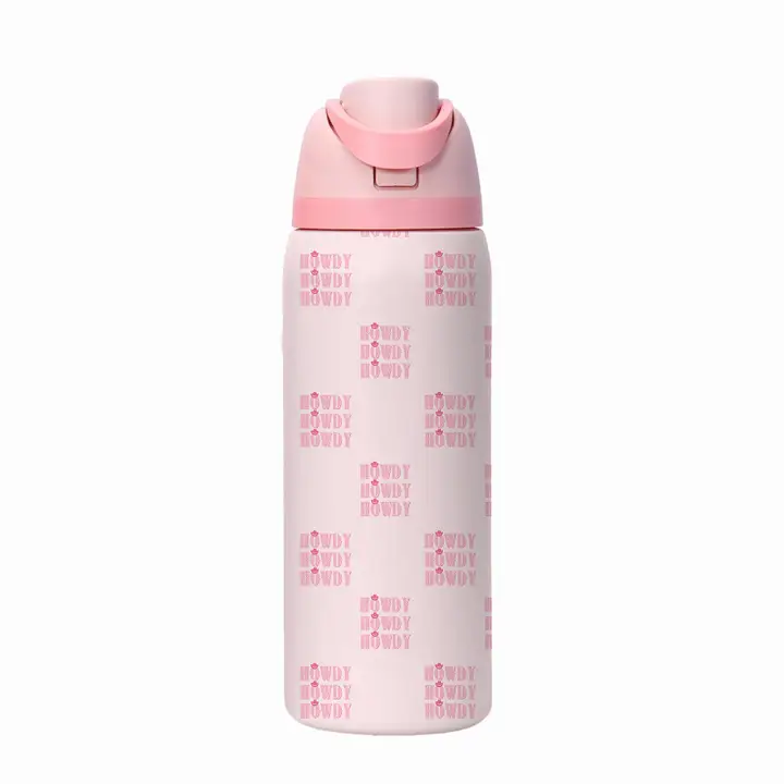 The Front Porch Label Stainless Steel Water Bottle- Multiple Colours