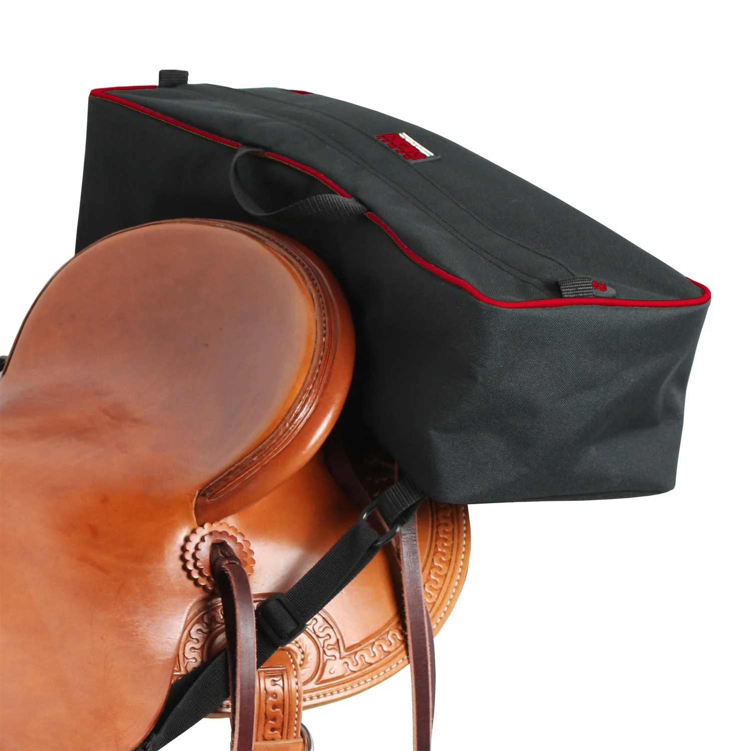 Trail Max Daytripper Cantle Bag w/Colored Piping - Image 3
