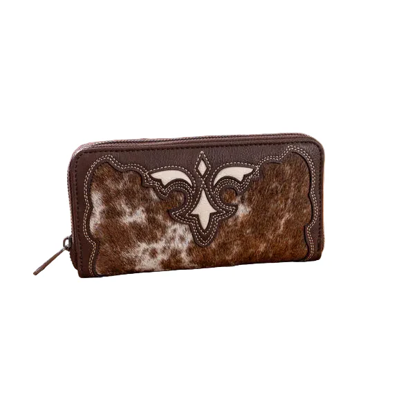 Trinity Ranch Hair On Cowhide RFID Protected Wallet - Multiple Colours - Image 2
