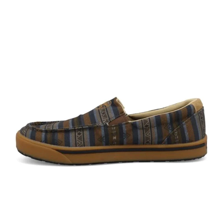 Twisted X/Hooey Men's Slip-On Casual Shoes - Brown/Grey - Image 2