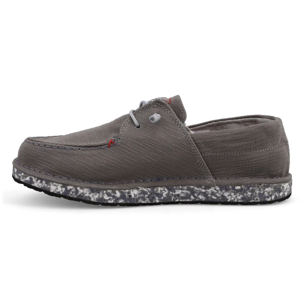 Twisted X Men's Circular Project Boat Shoe - Grey - Image 2