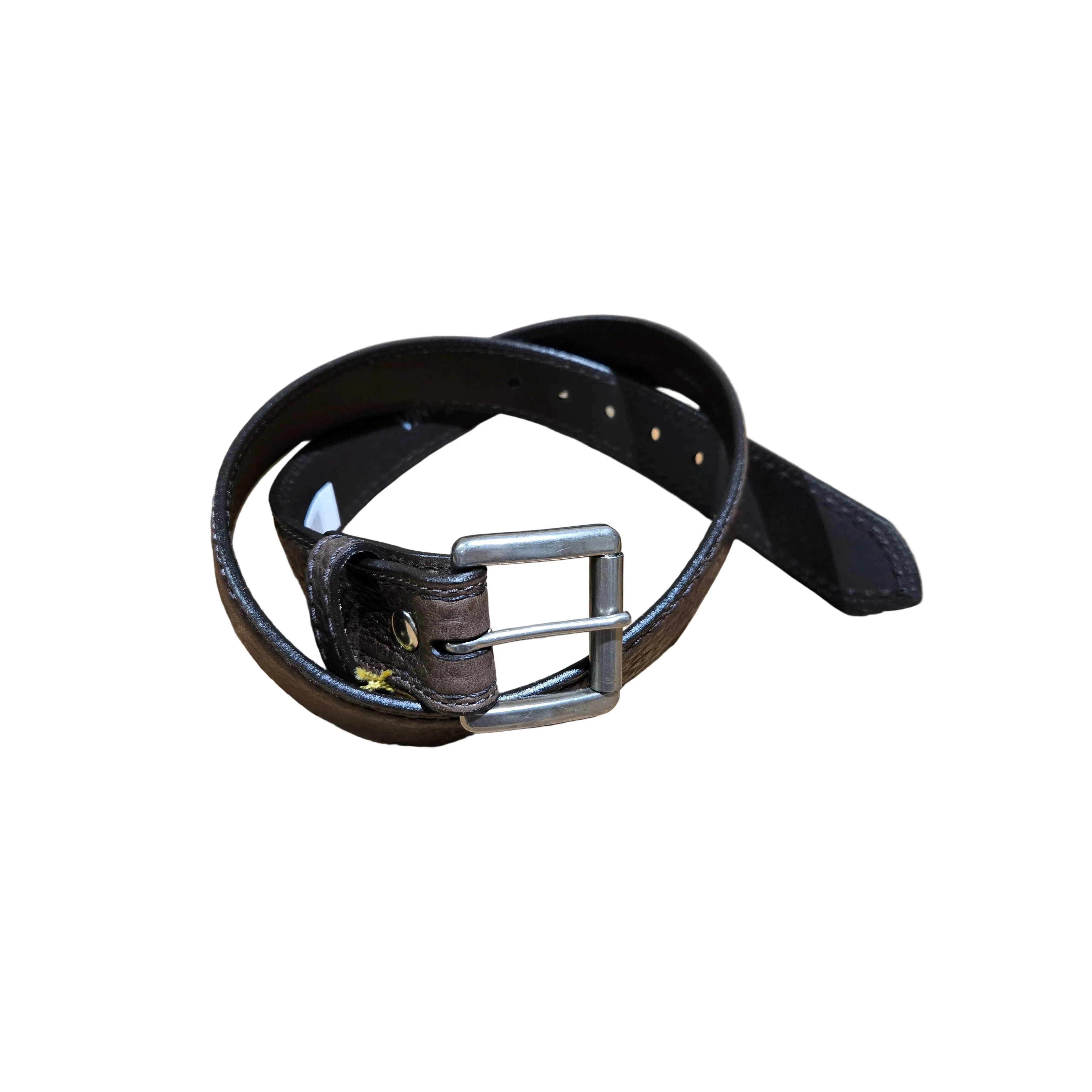 Vintage Bison Boma Men's Belt - Brown