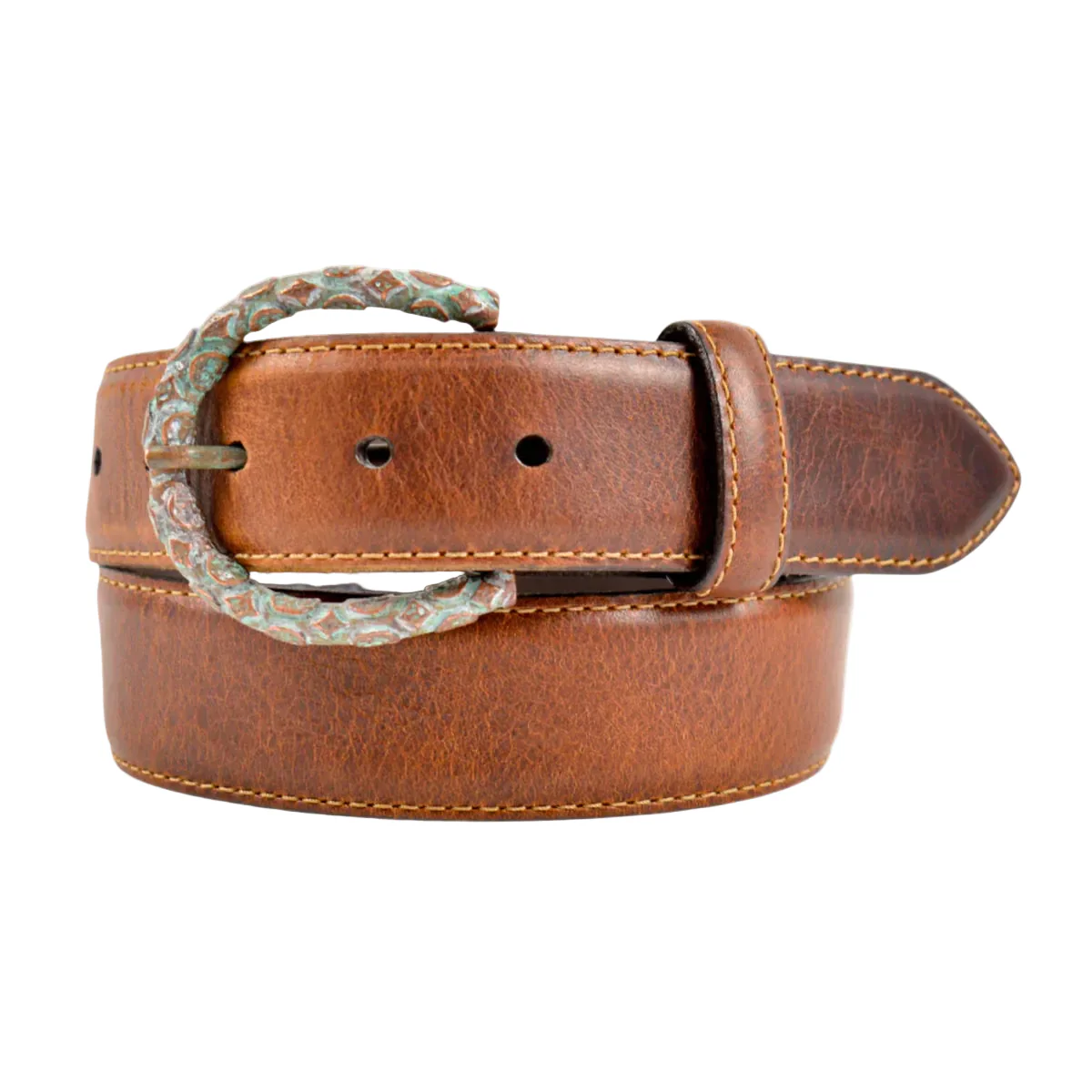 Vintage Bison PATINA Women's Belt - Saddle