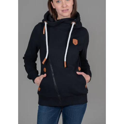 Wanakome Athena Asymmetic Full Zip Hoodie- Multiple Colours - Image 2