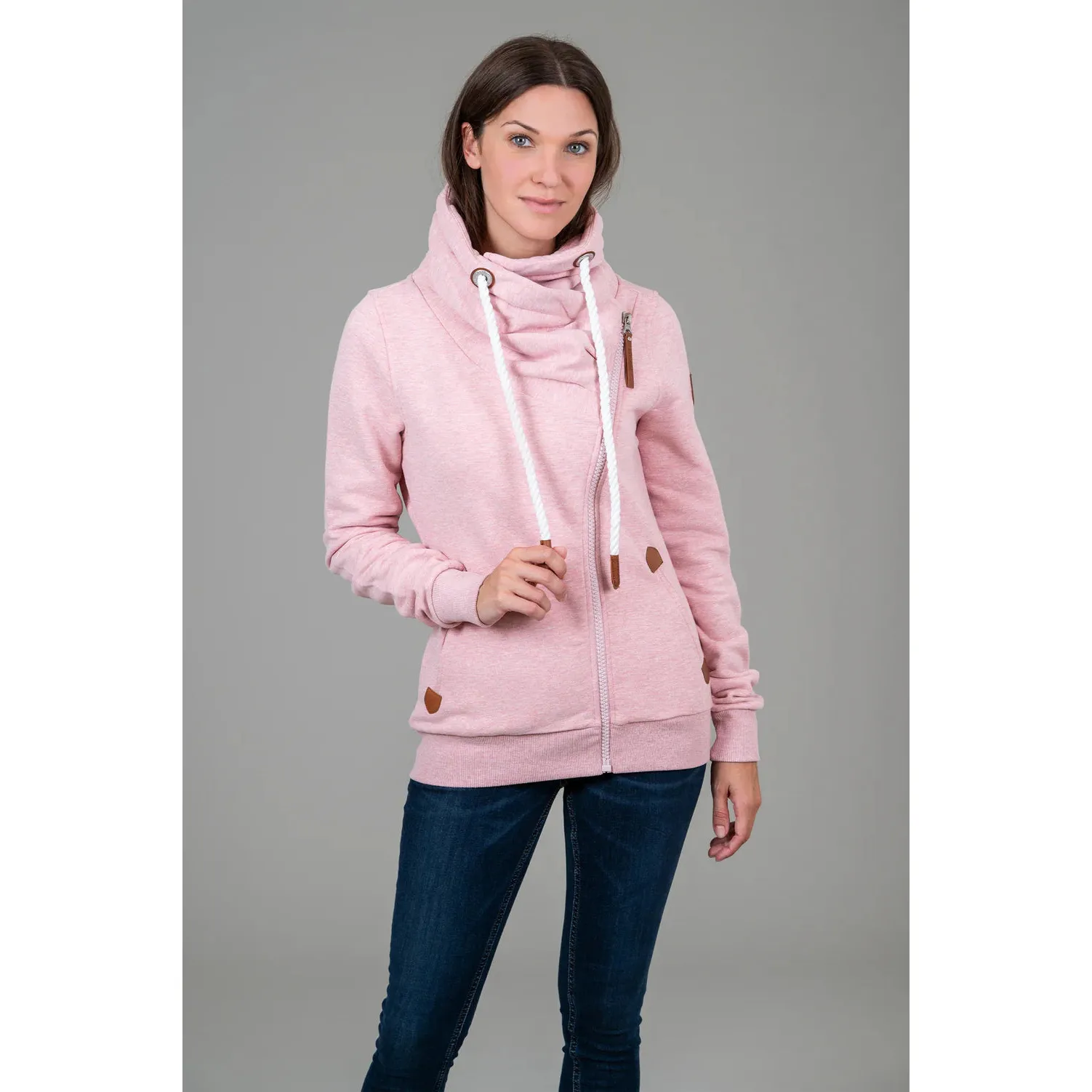 Wanakome Women's Hestia Zip Cowl Neck Sweater - Assorted Colours - Image 11
