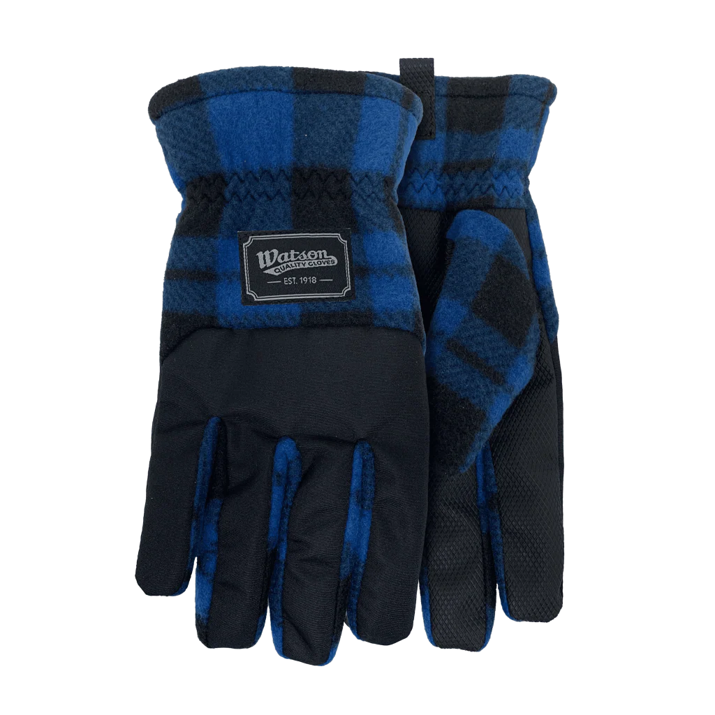 Watson Gloves Fleece Navidad Plaid Gloves