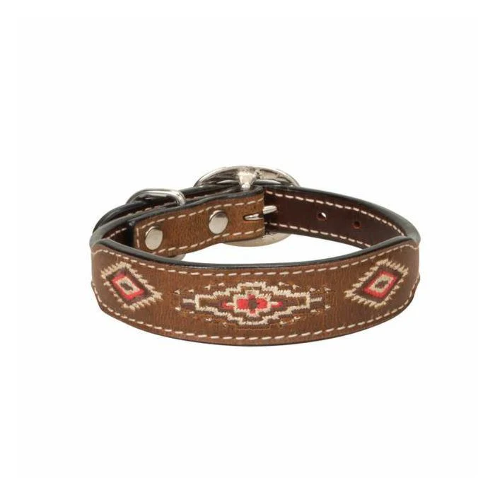 Weaver Aztec Embroidery Collar 1"