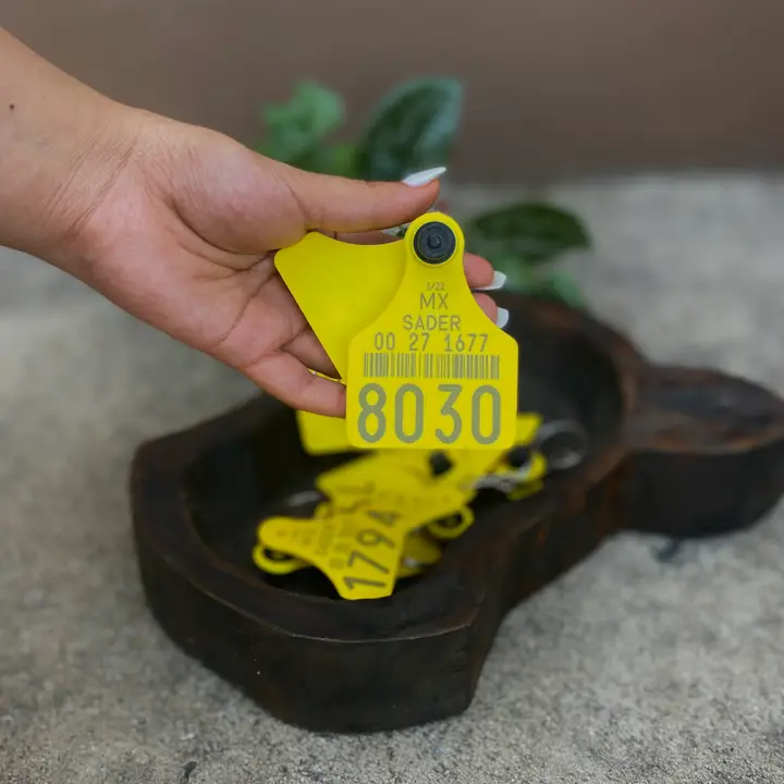 Western Linens Cowtag Keychain