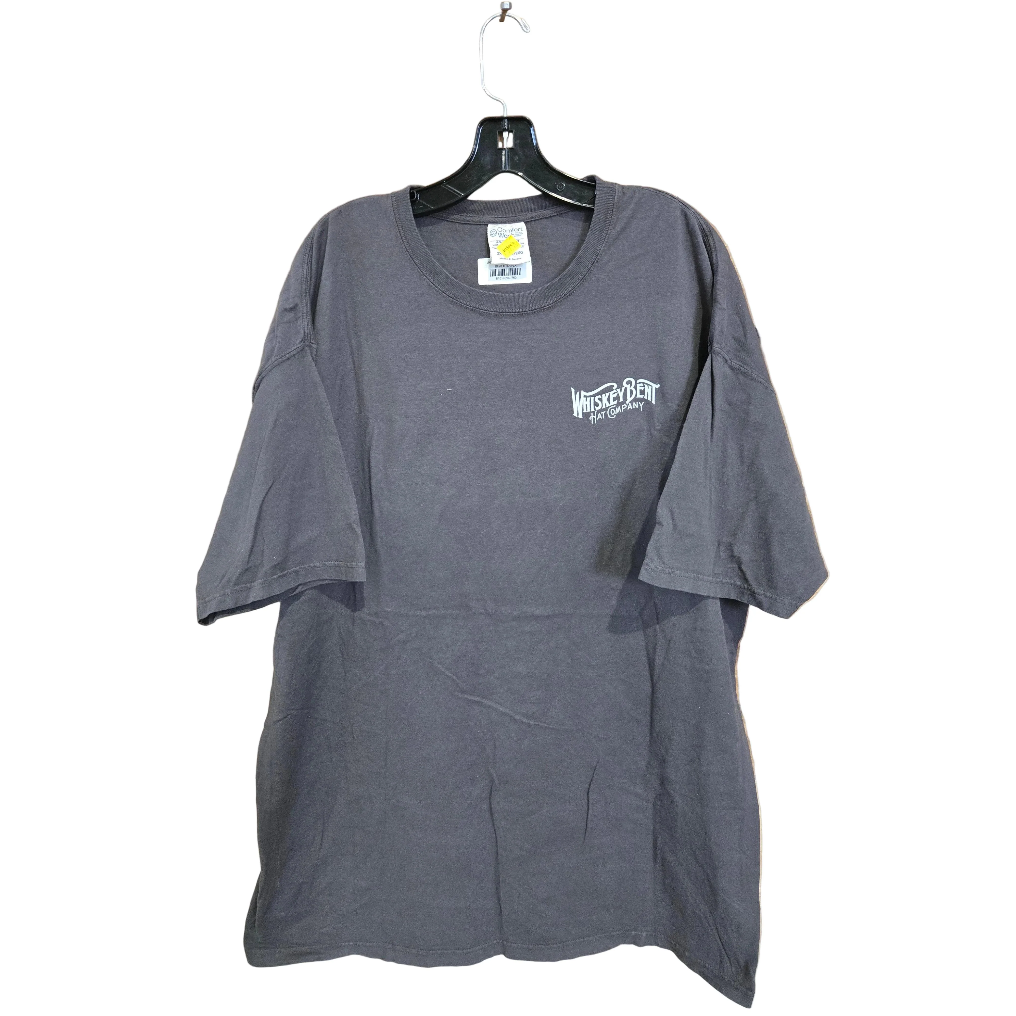 Whiskey Bent Hat Co Beach Front Tee Shirt - Dark Grey