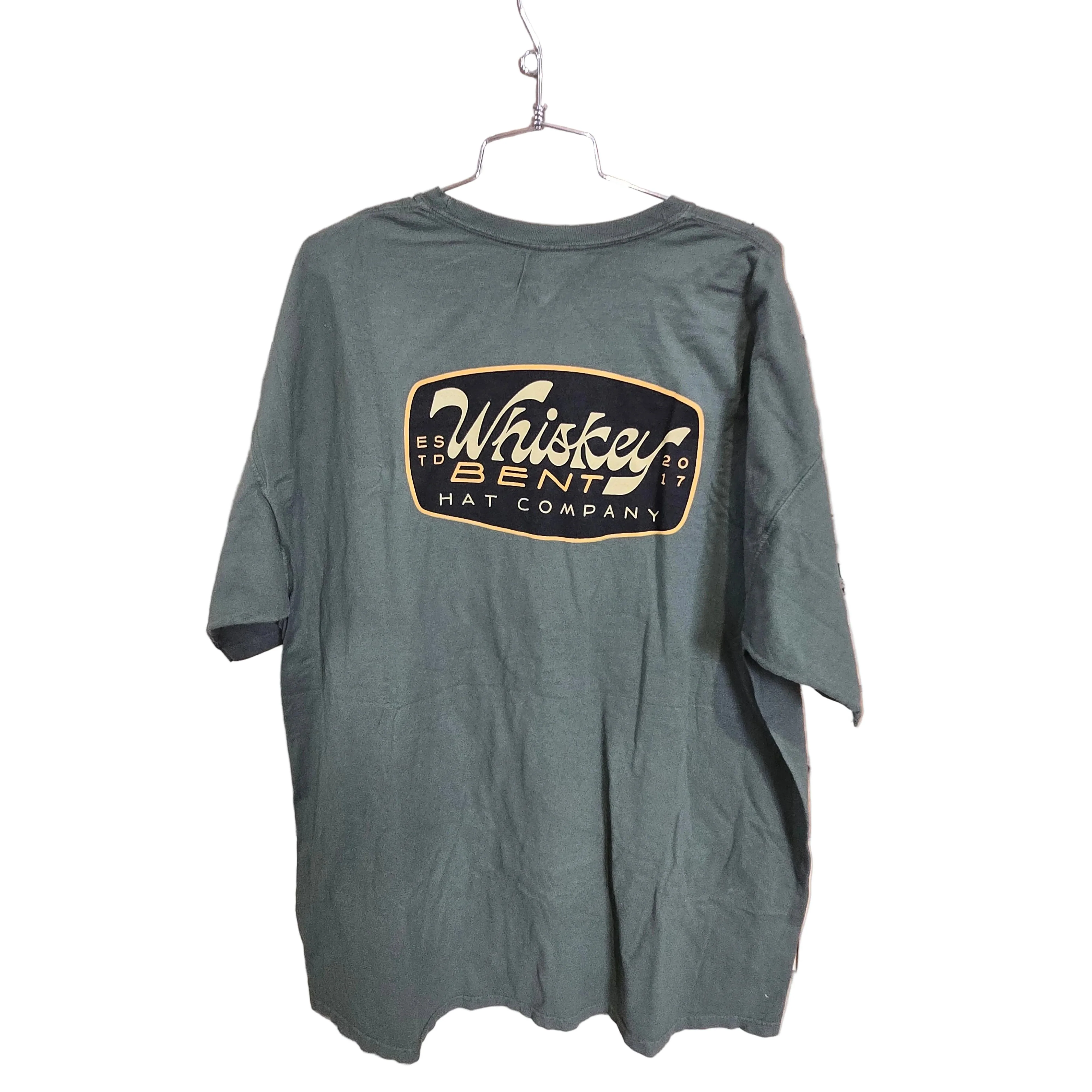 Whiskey Bent Hat Co Damon Tee Shirt - Olive - Image 2