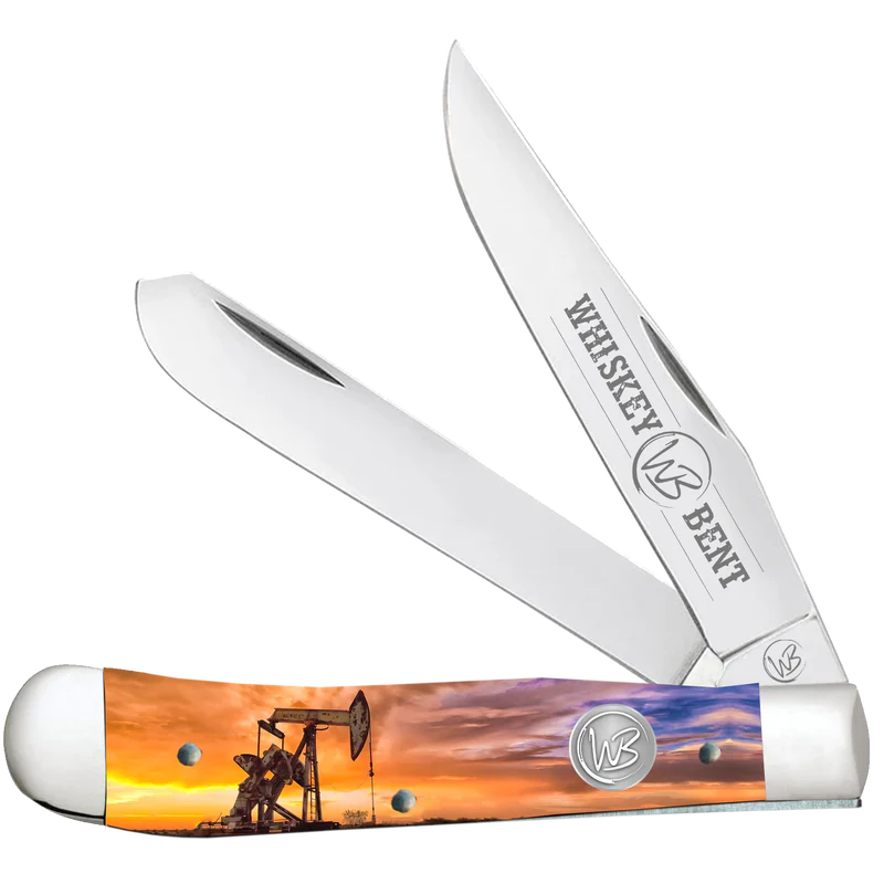 Whiskey Bent Pump Jack Sunrise Trapper