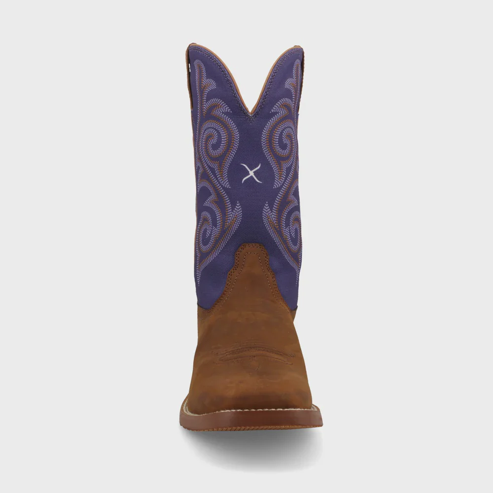 Women's 11" Tech X Boot - Distressed Saddle & Iris - Image 2