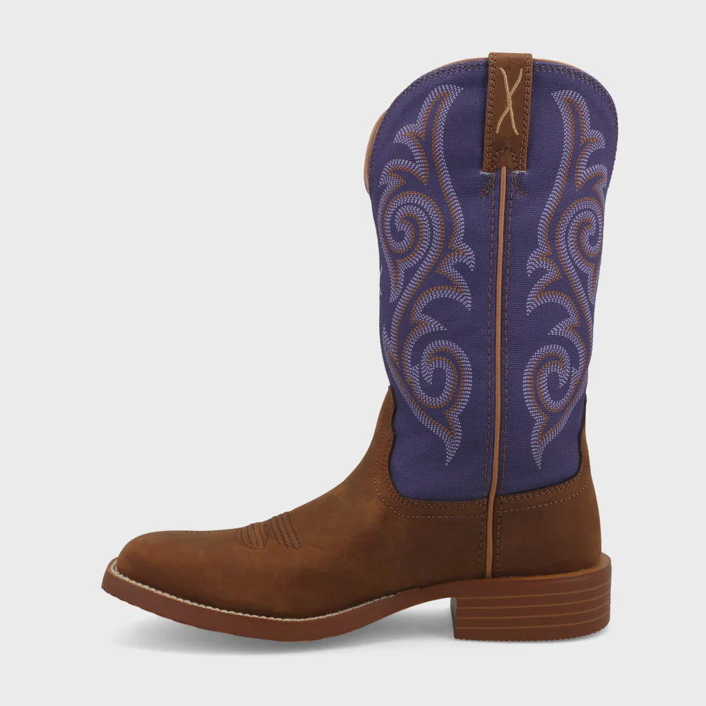 Women's 11" Tech X Boot - Distressed Saddle & Iris - Image 5