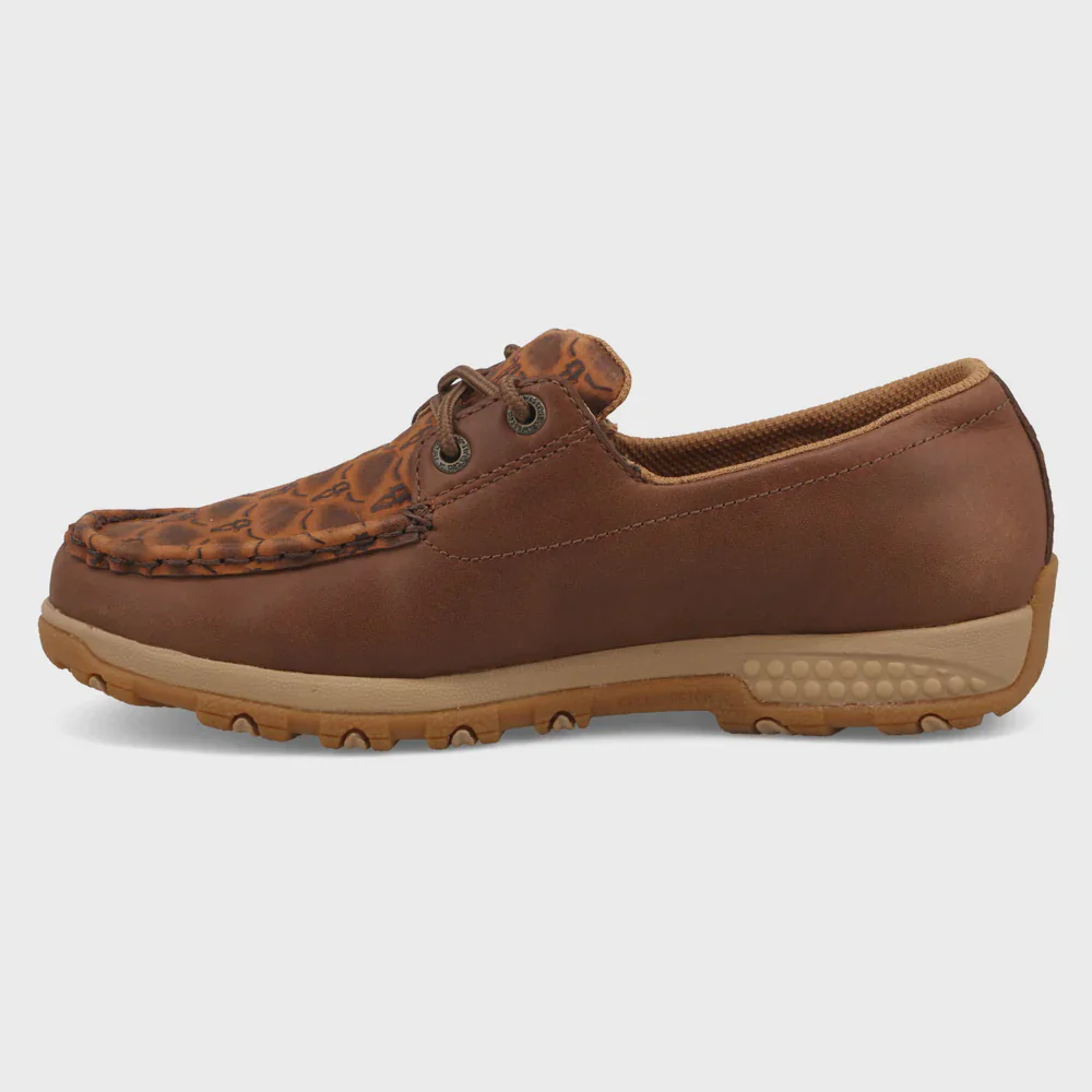 Women's Boat Shoe Driving Moc - Brown Multi & Rustic Brown - Image 3