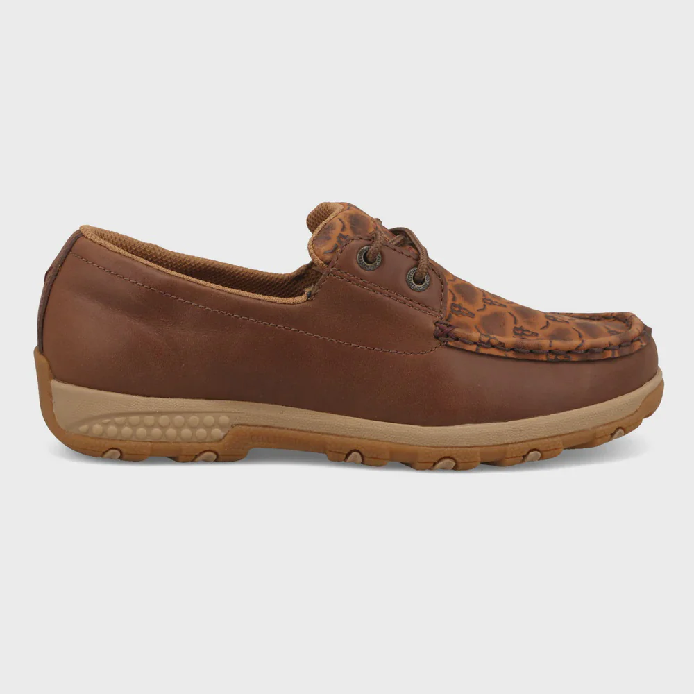 Women's Boat Shoe Driving Moc - Brown Multi & Rustic Brown - Image 4