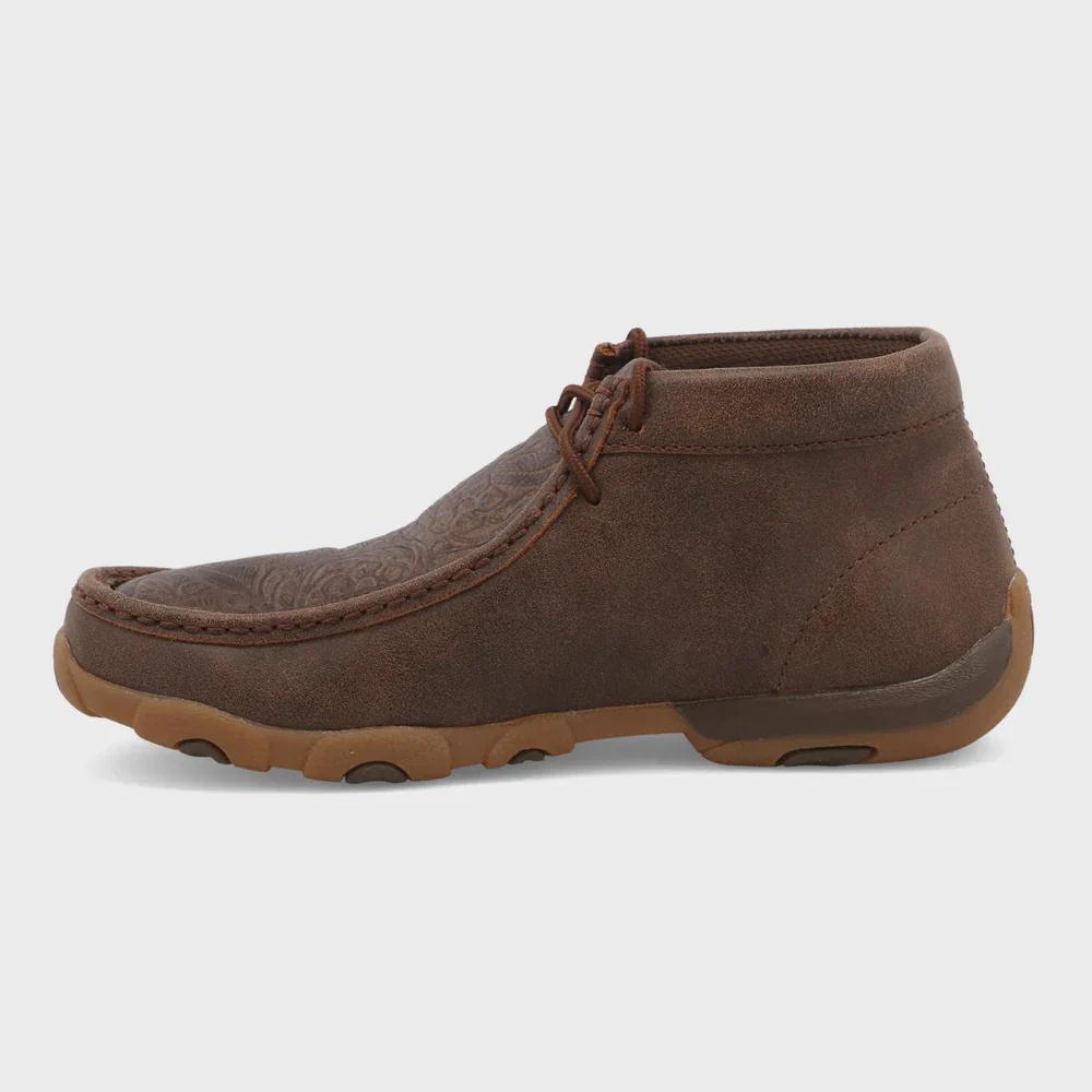 Women's Chukka Driving Moc - Brown & Brown Print - Image 5
