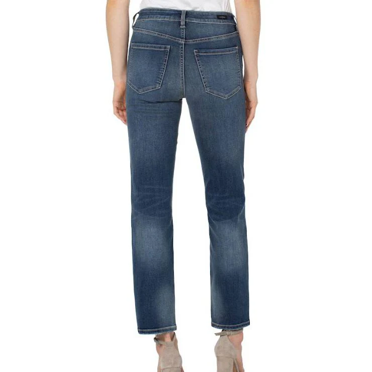 Liverpool Women's Kennedy Straight Jean- Oasis - Image 2