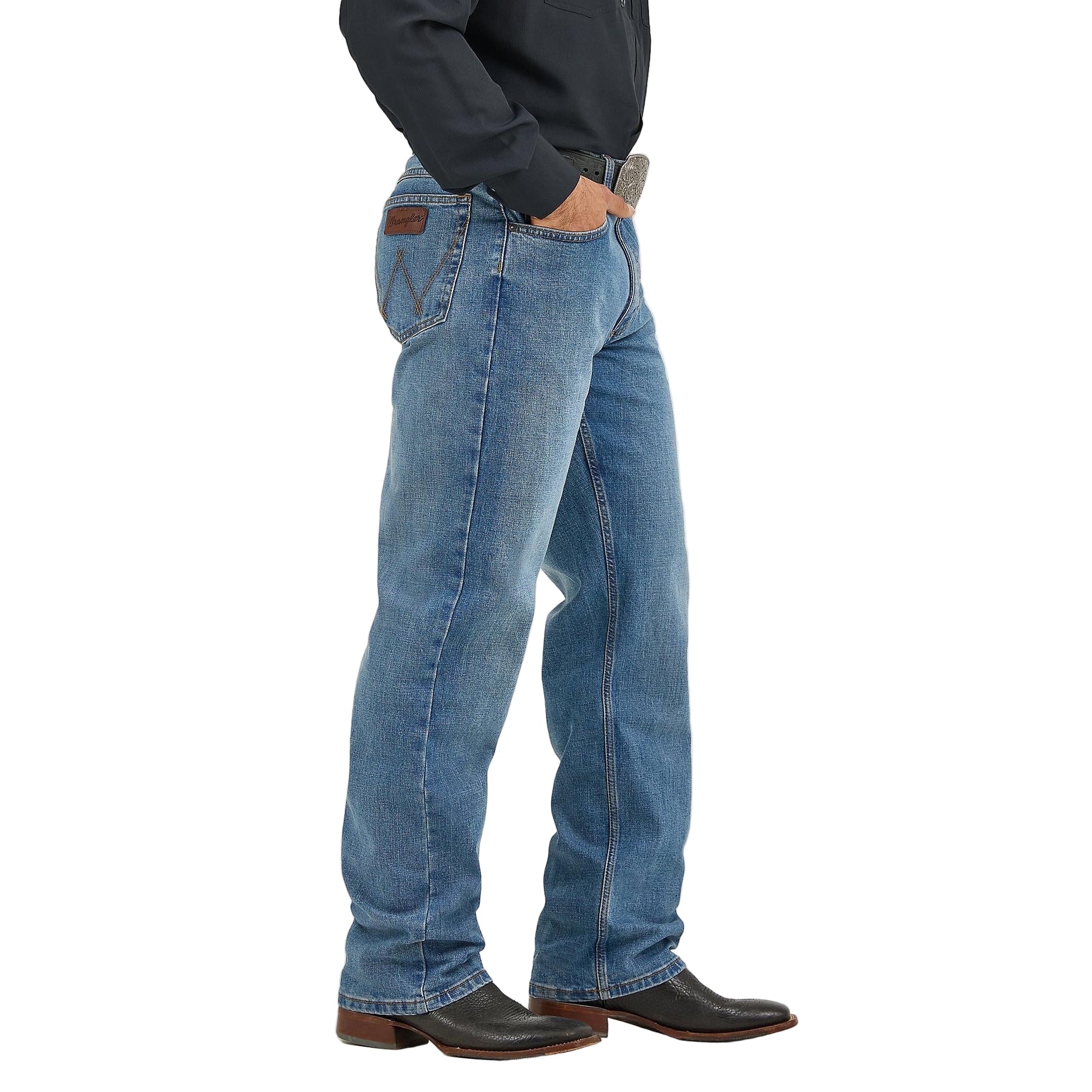 Wrangler 20X Active Flex Relaxed Fit Jean - Admiral Blue - Image 3