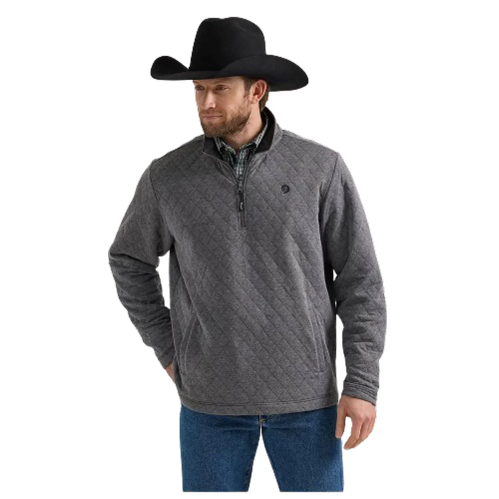 Wrangler Men's George Strait Knit 1/4 Zip Pullover - Assorted Colours - Image 2