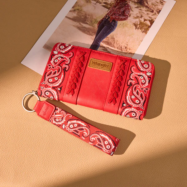 Wrangler Bandana Paisley Print Wallet- Multiple Colours - Image 6
