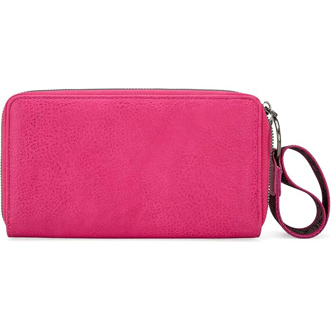 Wrangler Leather Embroidered Wallet/Wristlet - Multiple Colours - Image 5