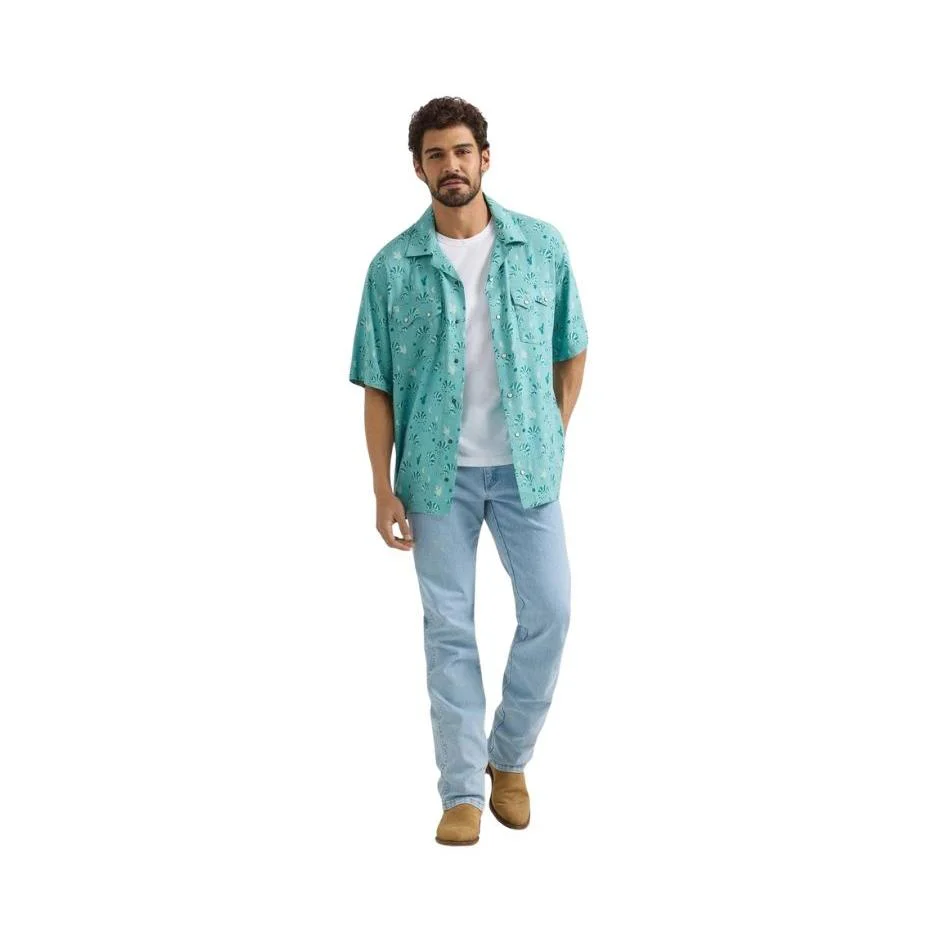 Wrangler Men's Coconut Cowboy Short Sleeve Shirt - Assorted Colours