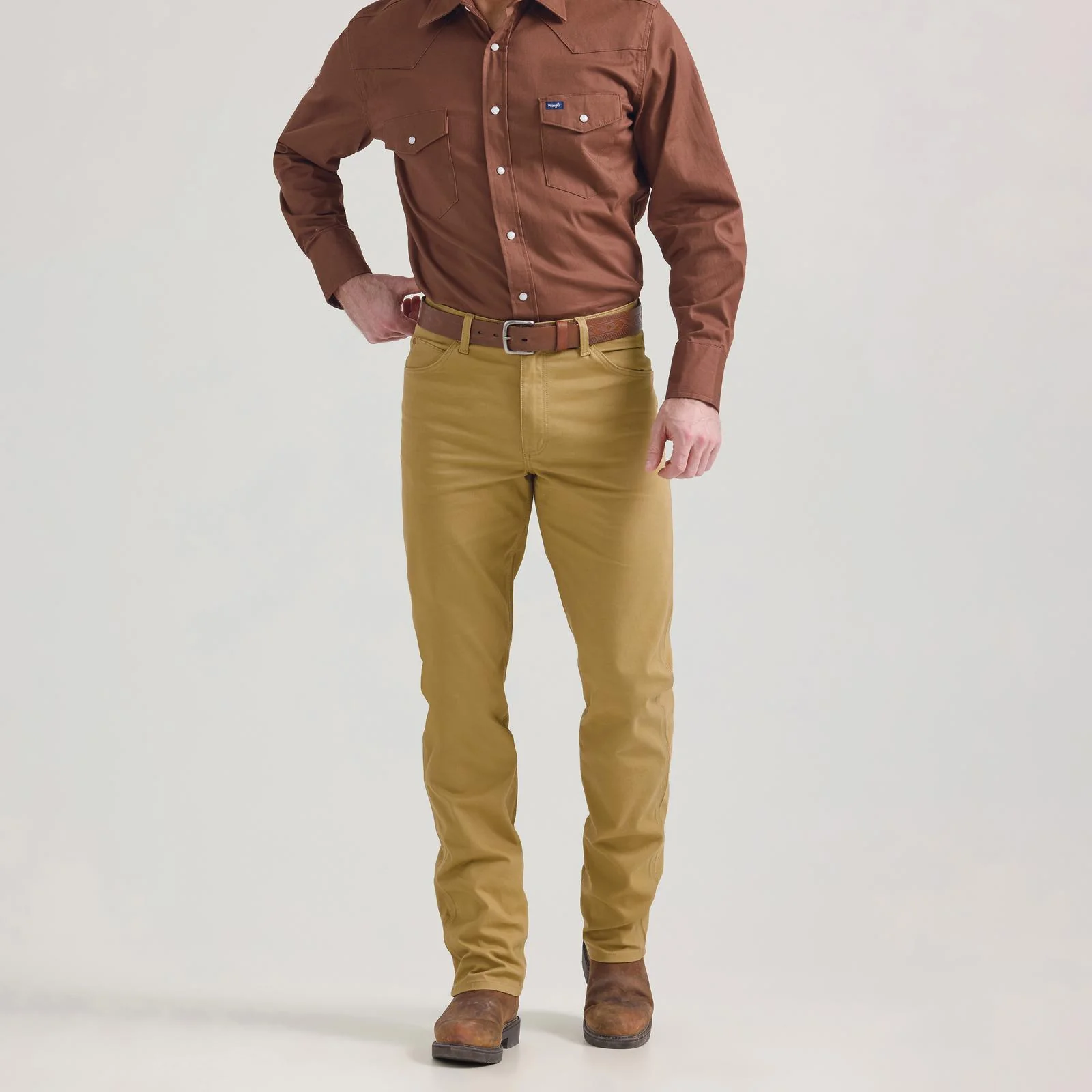 Wrangler Men's Cowboy Cut Tough Comfort Premium Performance Jeans - Kelp