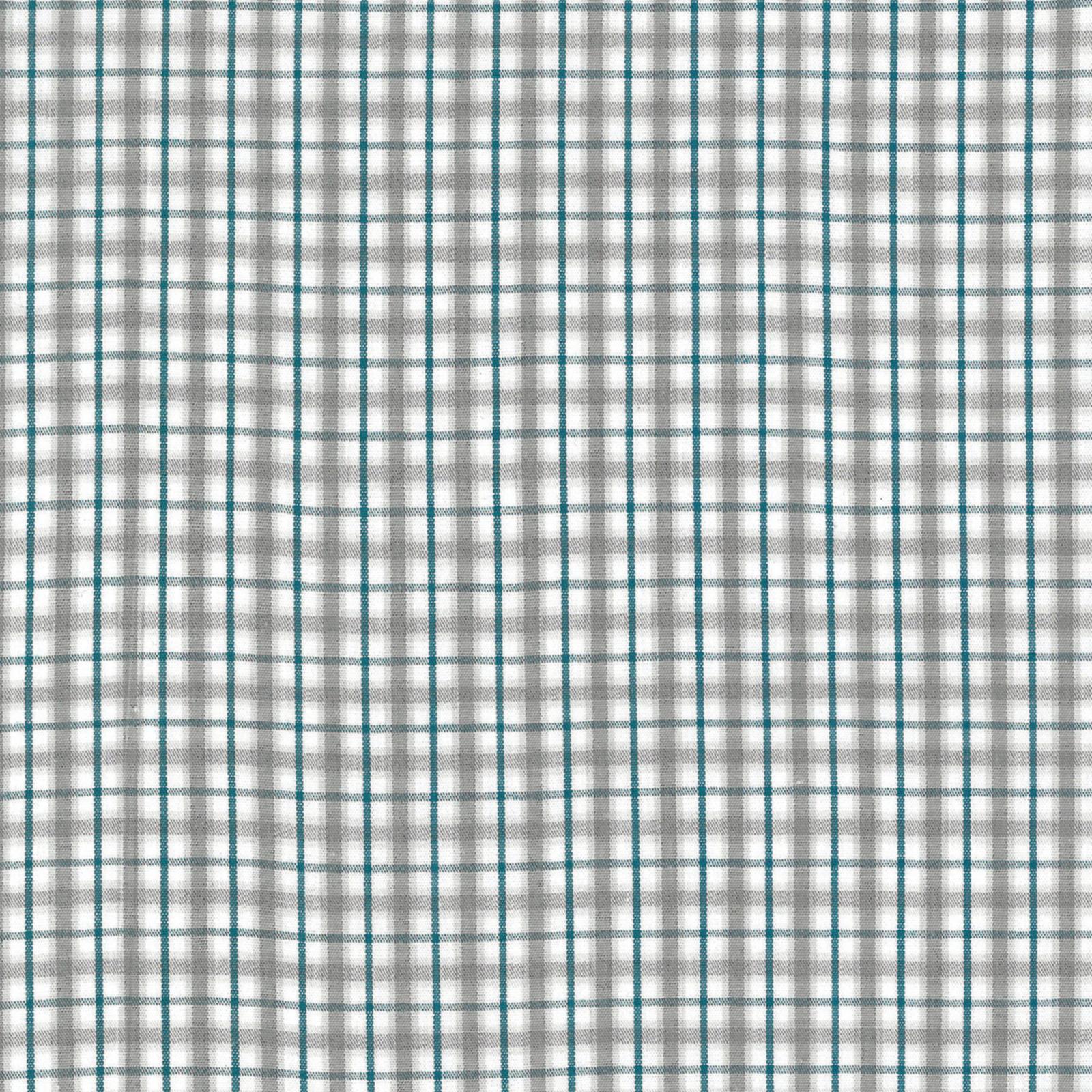 Wrangler Men's George Strait Collection One Pocket Long Sleeve Plaid Shirt - Teal/Grey