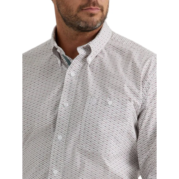 Wrangler Men's George Strait Collection One Pocket LS Shirt - Image 3