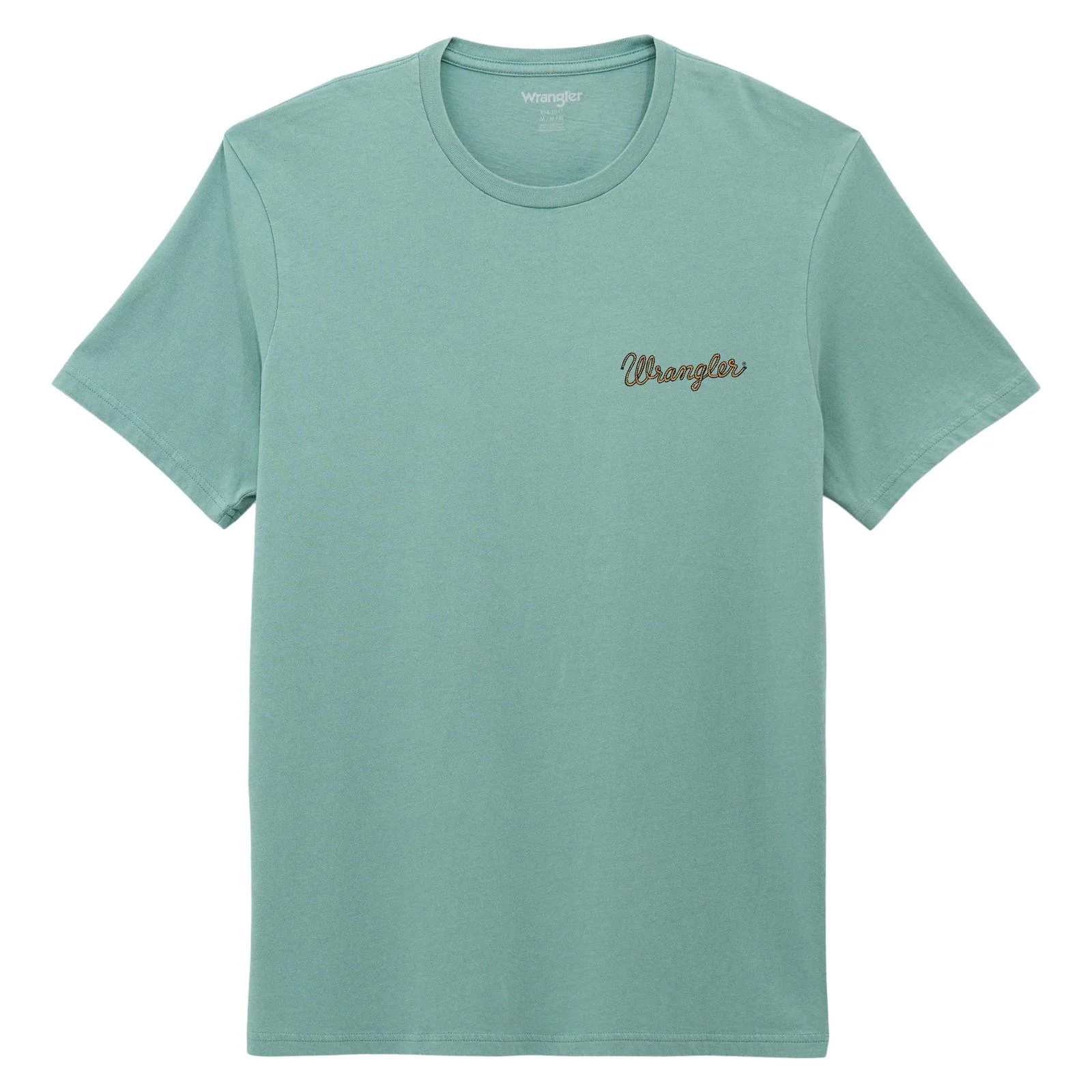 Wrangler Men's Graphic Short Sleeve Tee Shirt - Oil Blue - Image 2