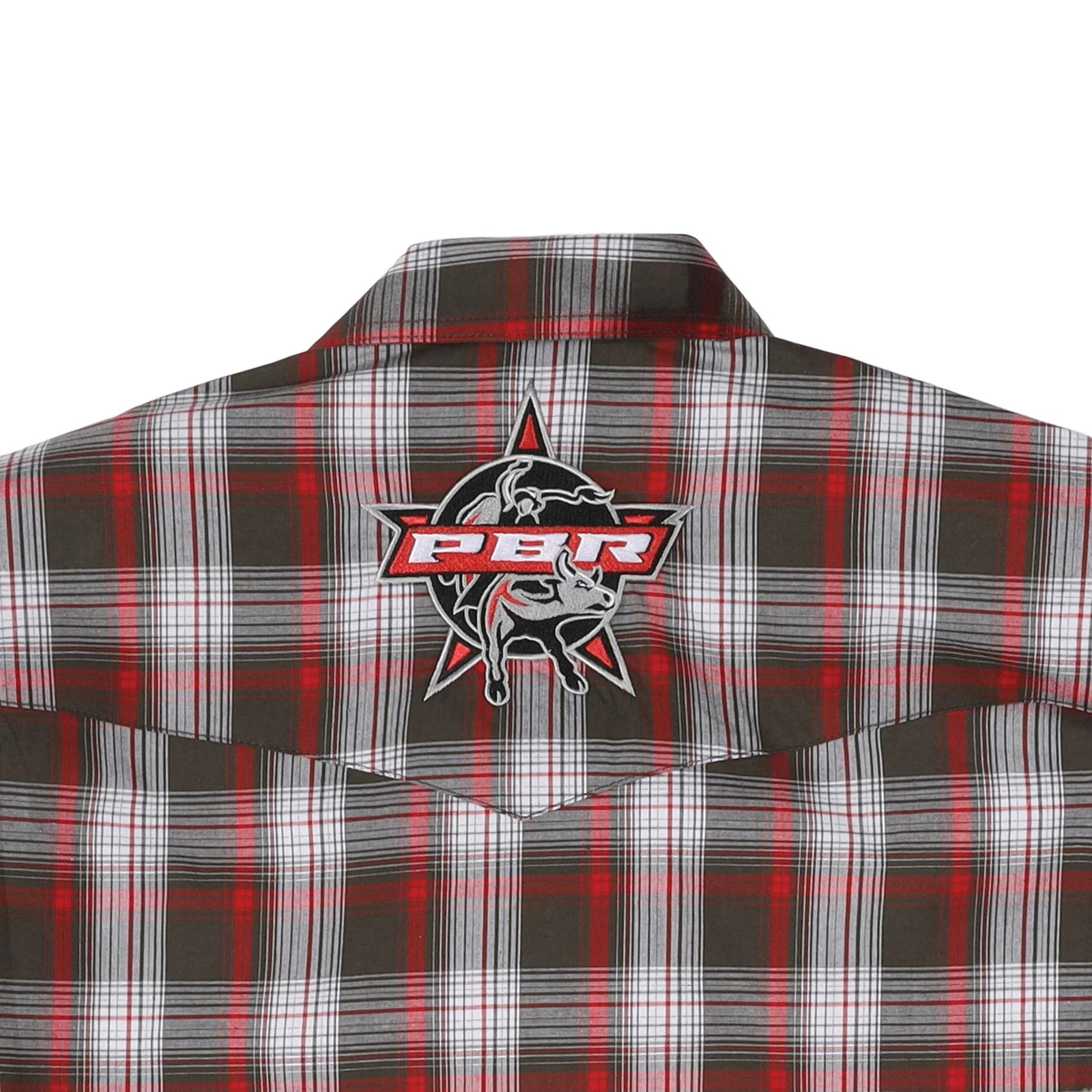 Wrangler Men's Long Sleeve PBR Logo Shirt - Red - Image 2